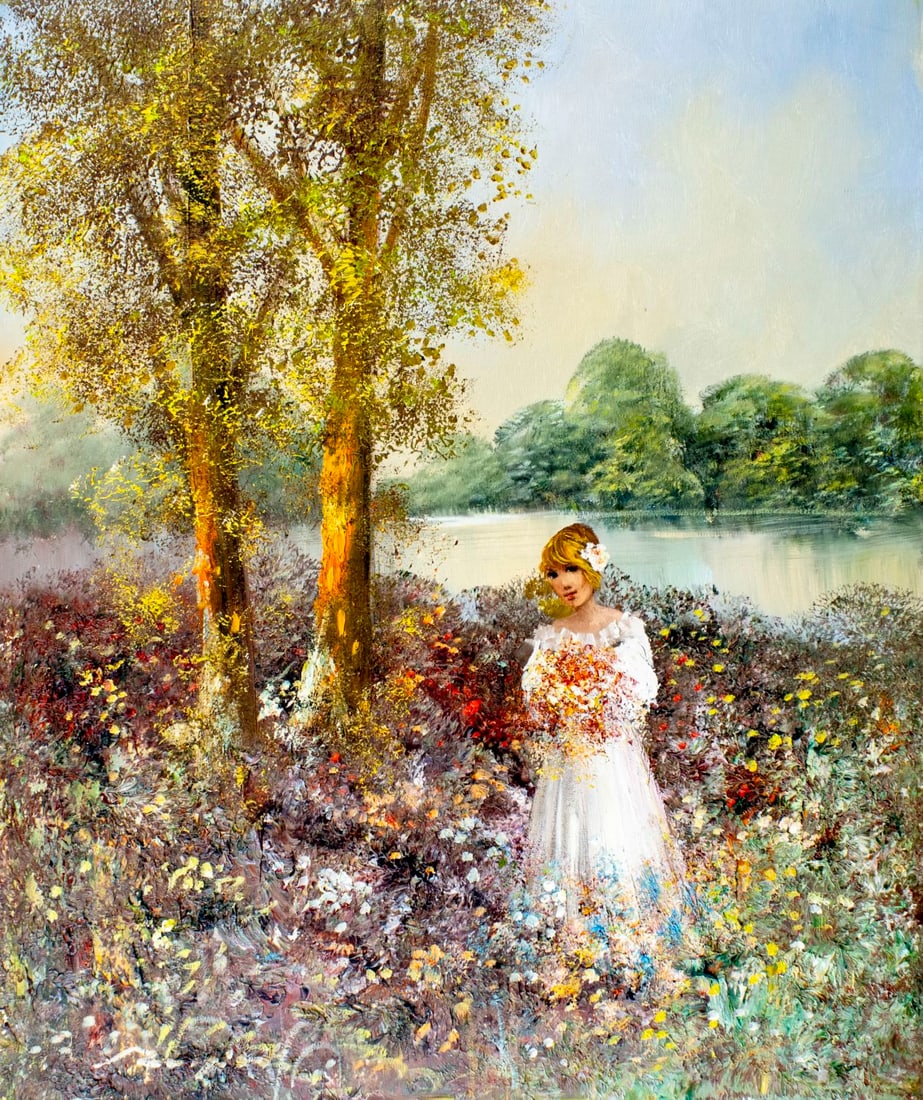 Rahnavardkar Madjid (Germany,Iran,1943-?) oil painting (1 of 13)