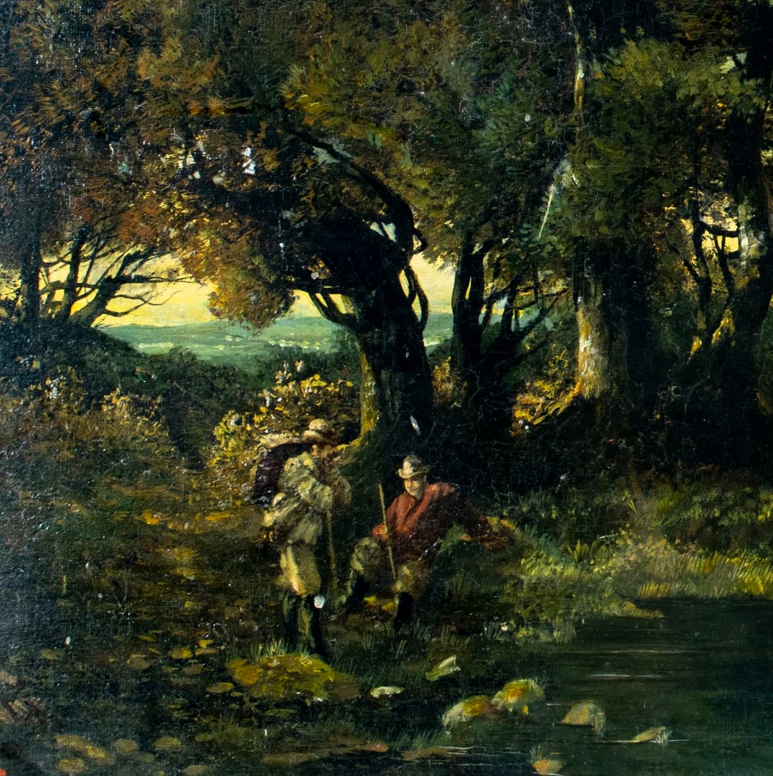 Guillaume Regamey (France,1837-1875) oil painting antique - 6