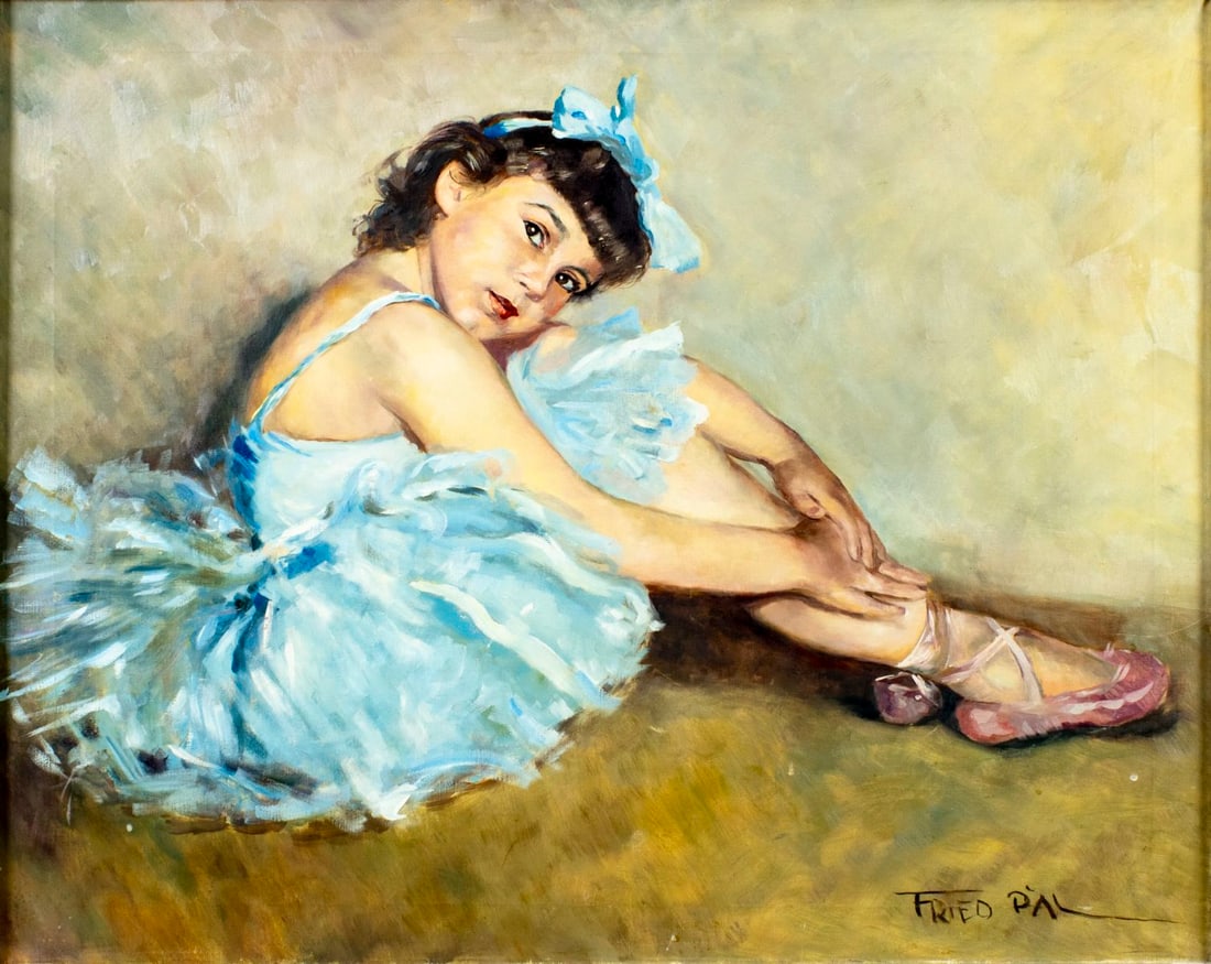 Pal Fried (NY,CA,Hungary,1893-1976) oil painting (1 of 12)