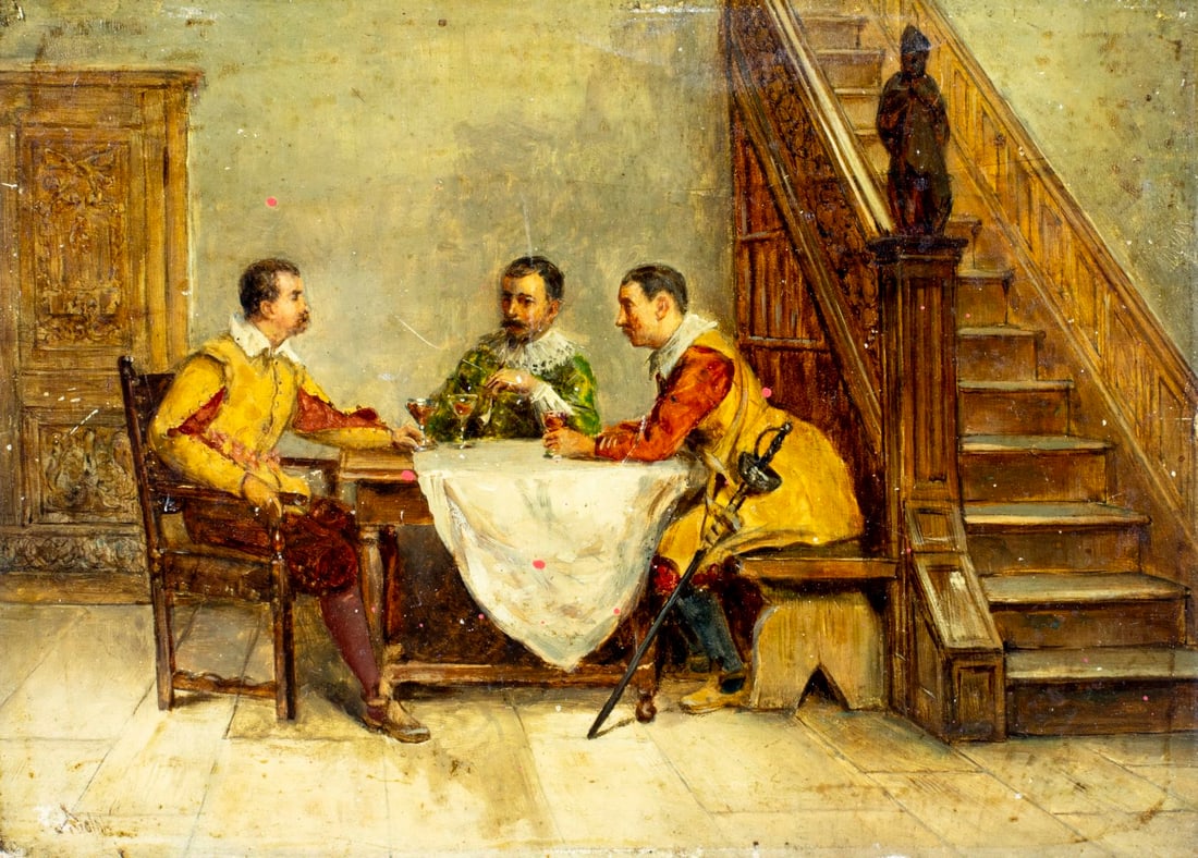 John Dolph (NY,OH,1835-1903) oil painting antique (1 of 13)