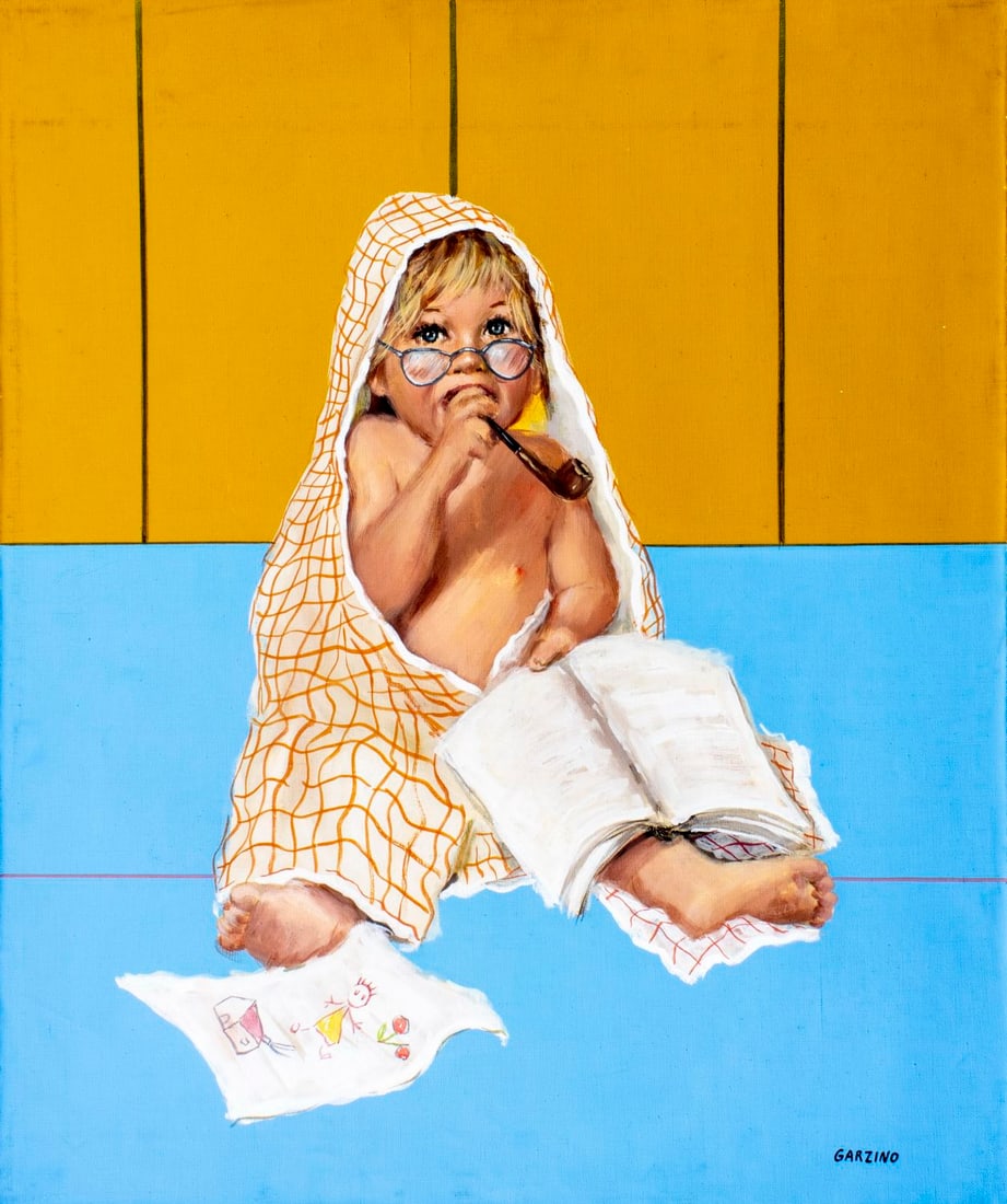 Garzino (Italy,20C) oil painting (1 of 13)