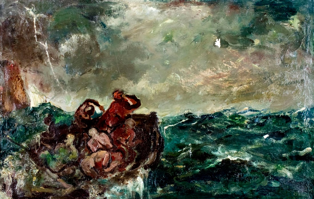 Mario Bucci (Italy,1903-1970) oil painting (1 of 17)