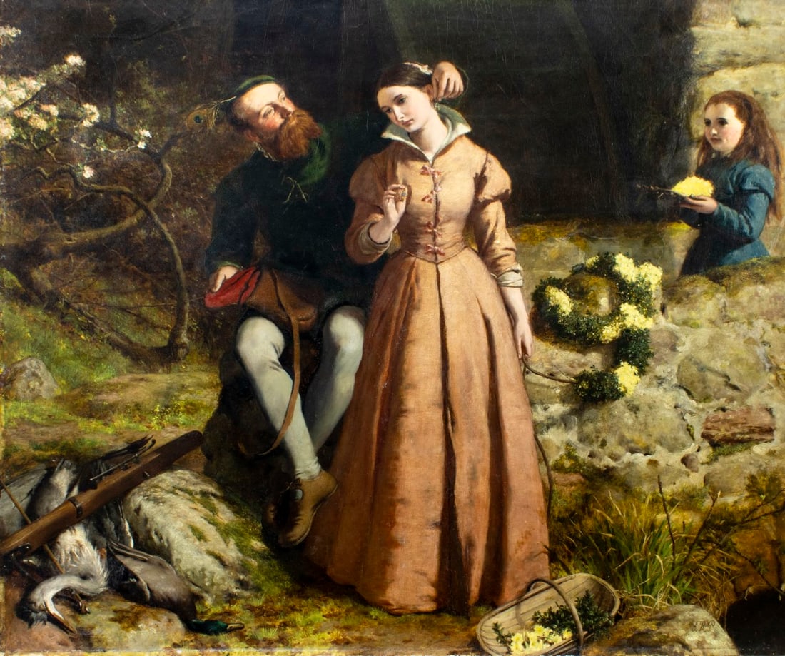 Frederick Pickersgill (UK,1820-1900) oil painting antique (1 of 15)