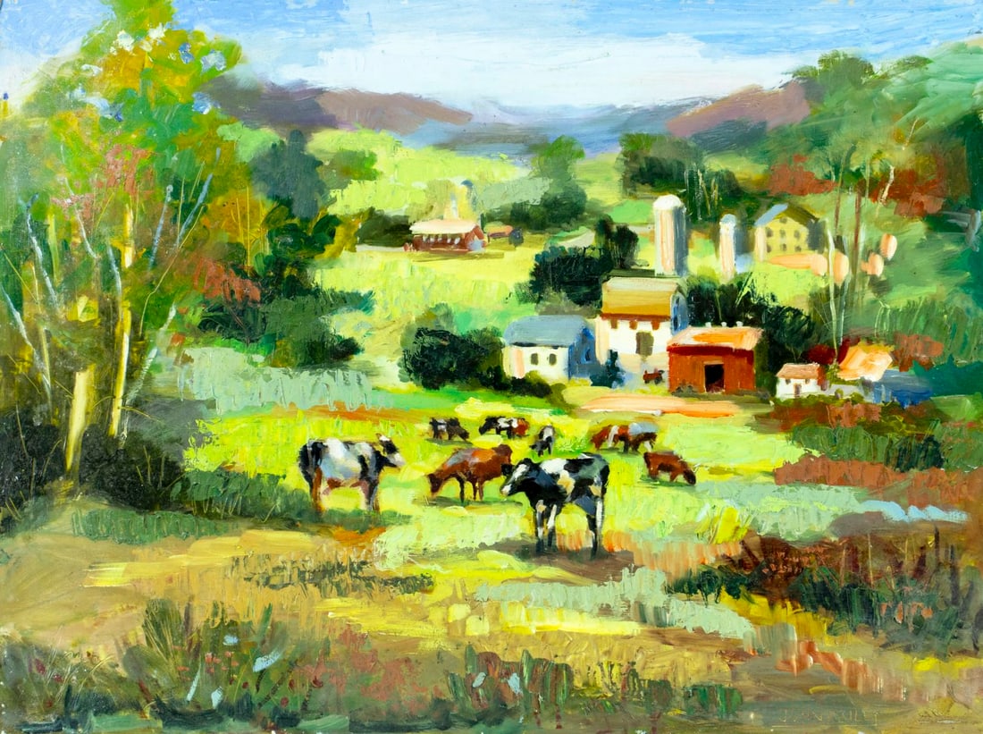 John Reilly (NY,NJ,1942-2021) oil painting (1 of 12)