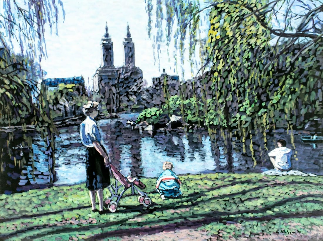 Evelyn Metzger (NY,Brazil,1911-2007) oil painting (1 of 12)