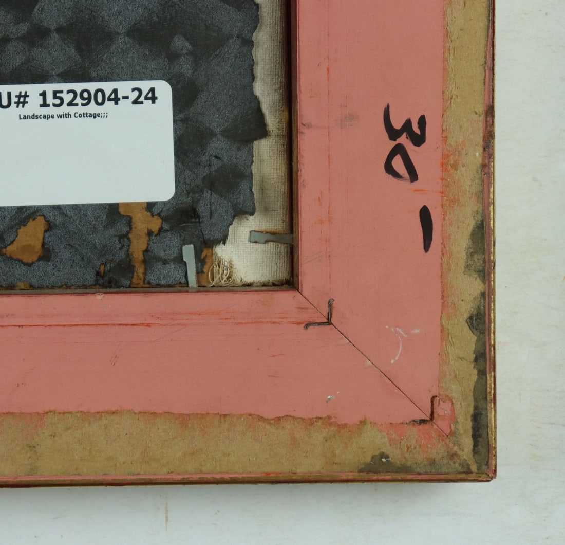 Vintage mid 20C American oil painting - 10