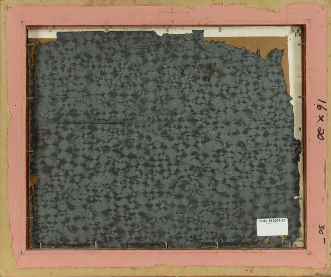 Vintage mid 20C American oil painting - 8