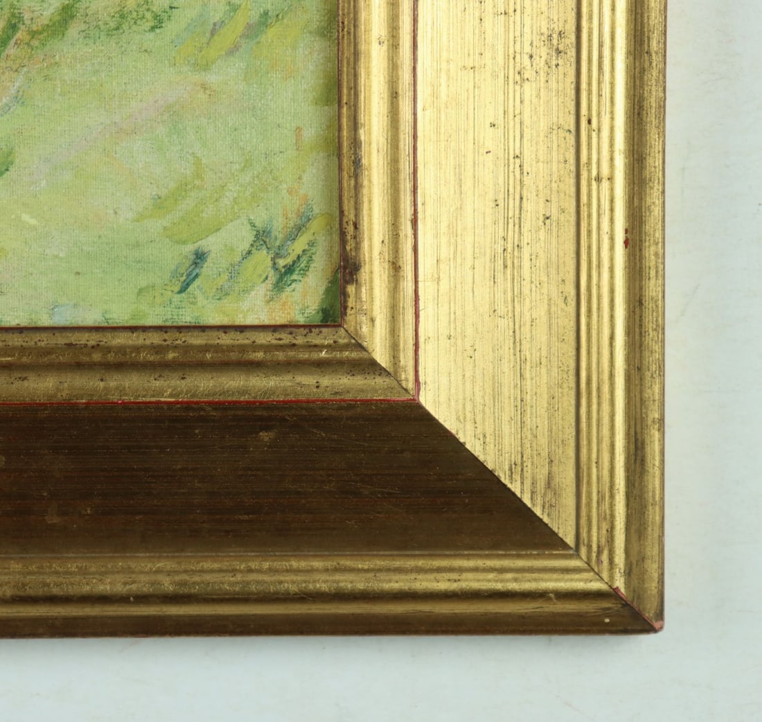 Vintage mid 20C American oil painting - 9