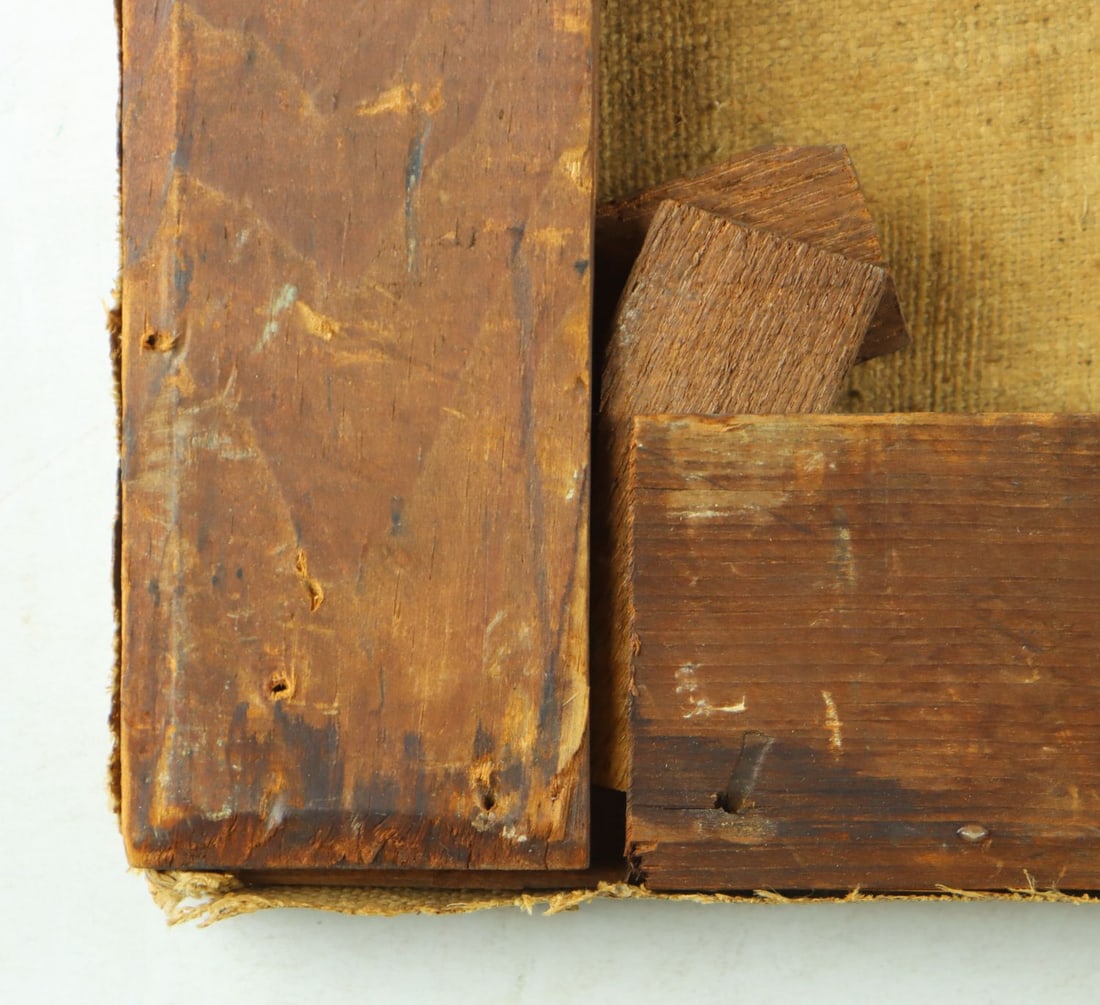 Antique 19C European oil painting - 11