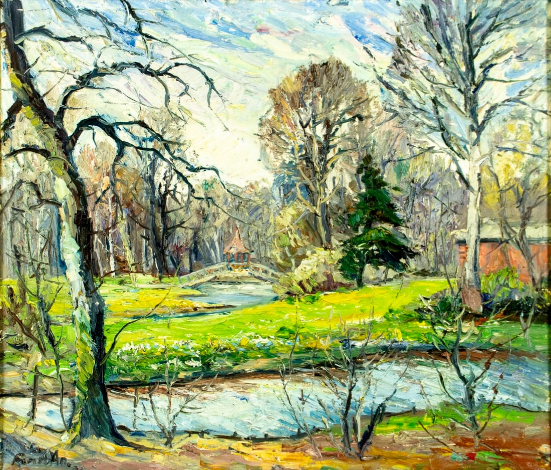 Finn Andersen (Denmark,1909-1987) oil painting (1 of 12)