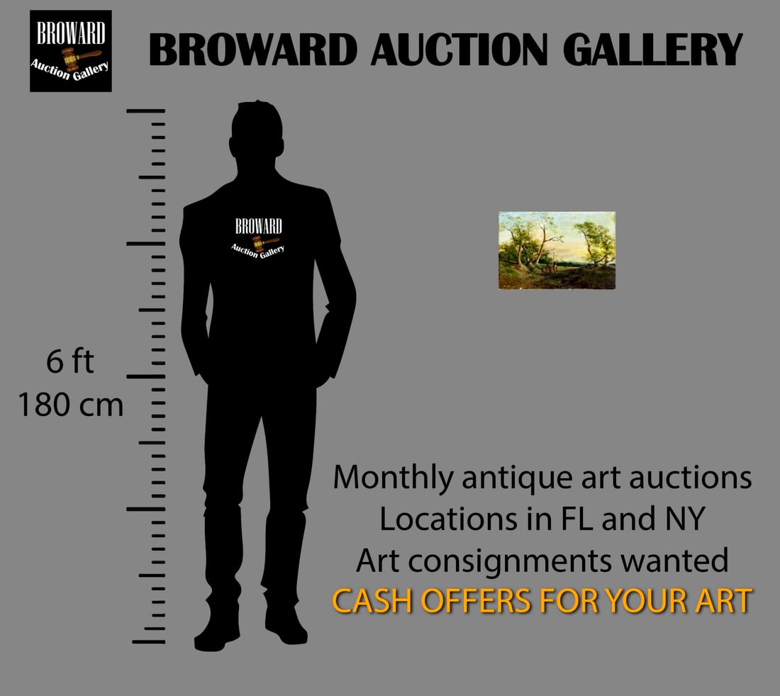 Antique early 20C British oil painting signed - 2