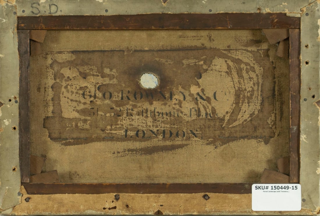 Antique early 20C British oil painting signed - 9