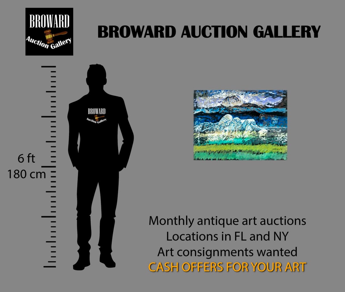 Evelyn Metzger (NY,Brazil,1911-2007) oil painting - 2