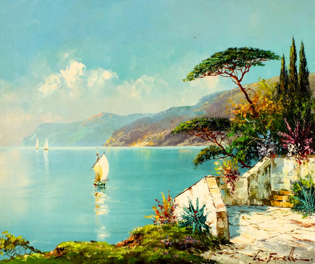 Forelli (Italy,20C) oil painting (1 of 13)