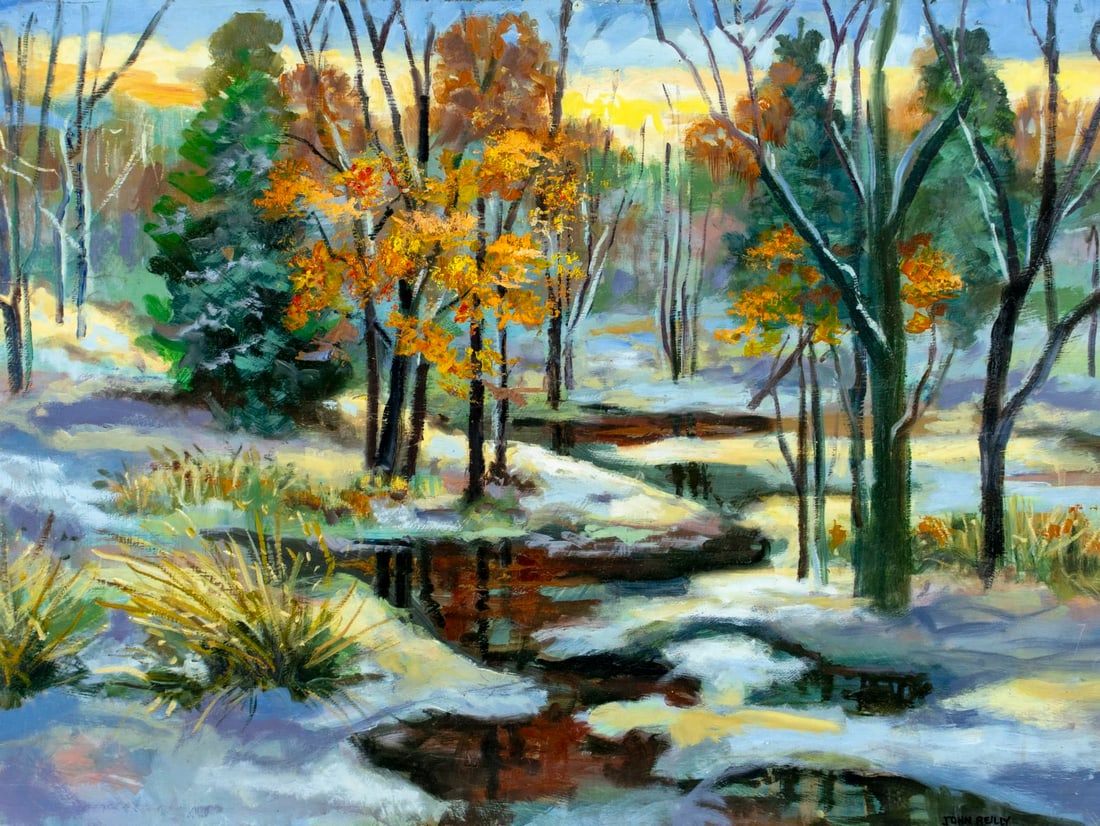 John Reilly (NY,NJ,1942-2021) oil painting (1 of 13)