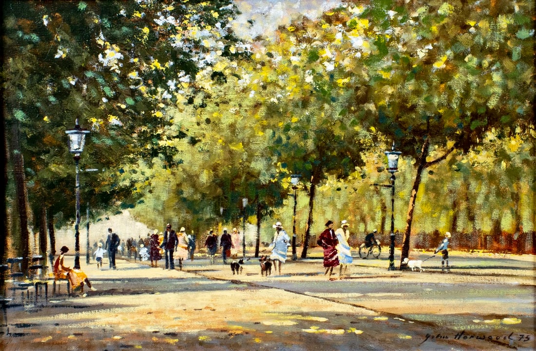 John Horwood (UK,1934-1994) oil painting (1 of 13)