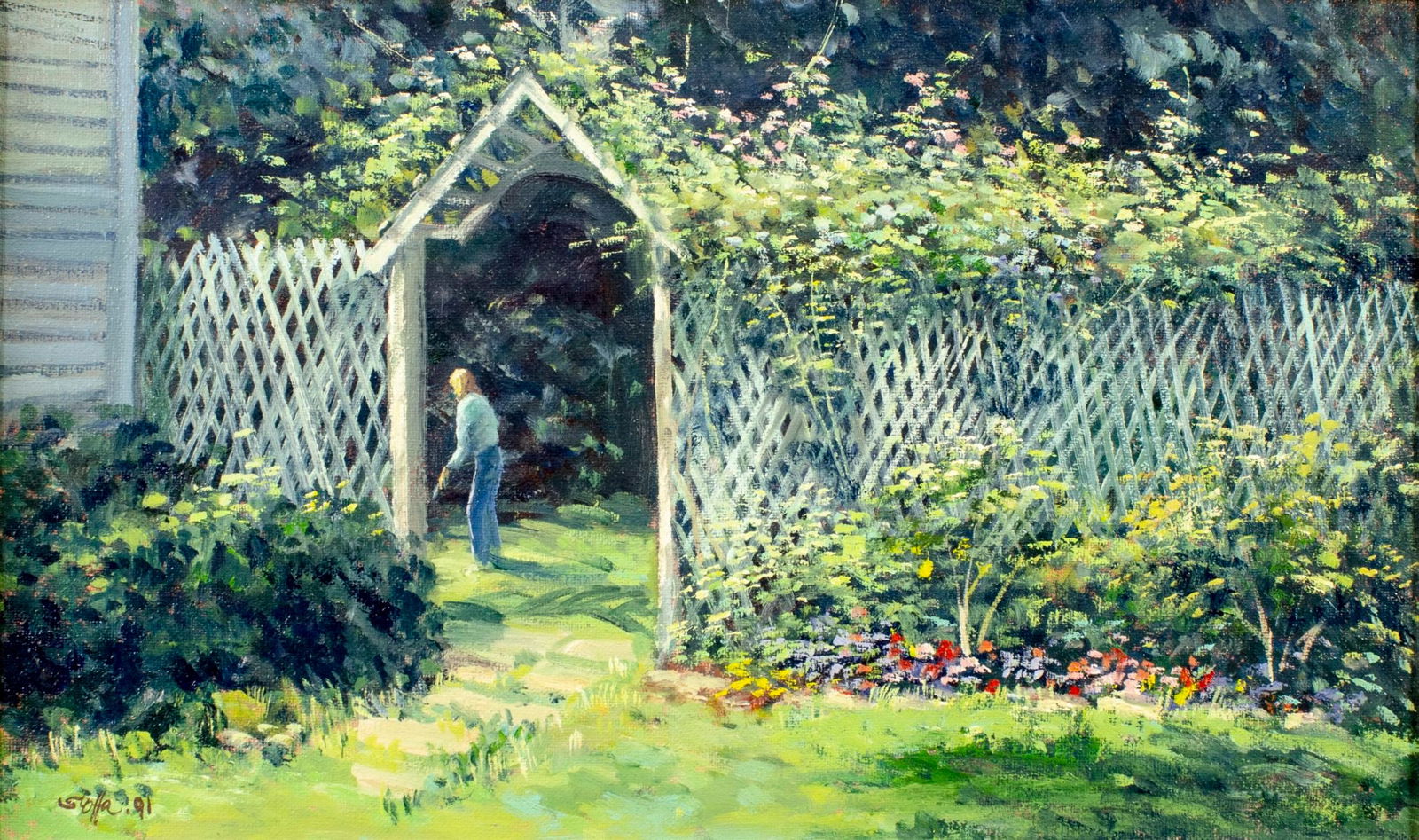 Michael Stoffa (Czech,MA,1923-2001) oil painting (1 of 13)