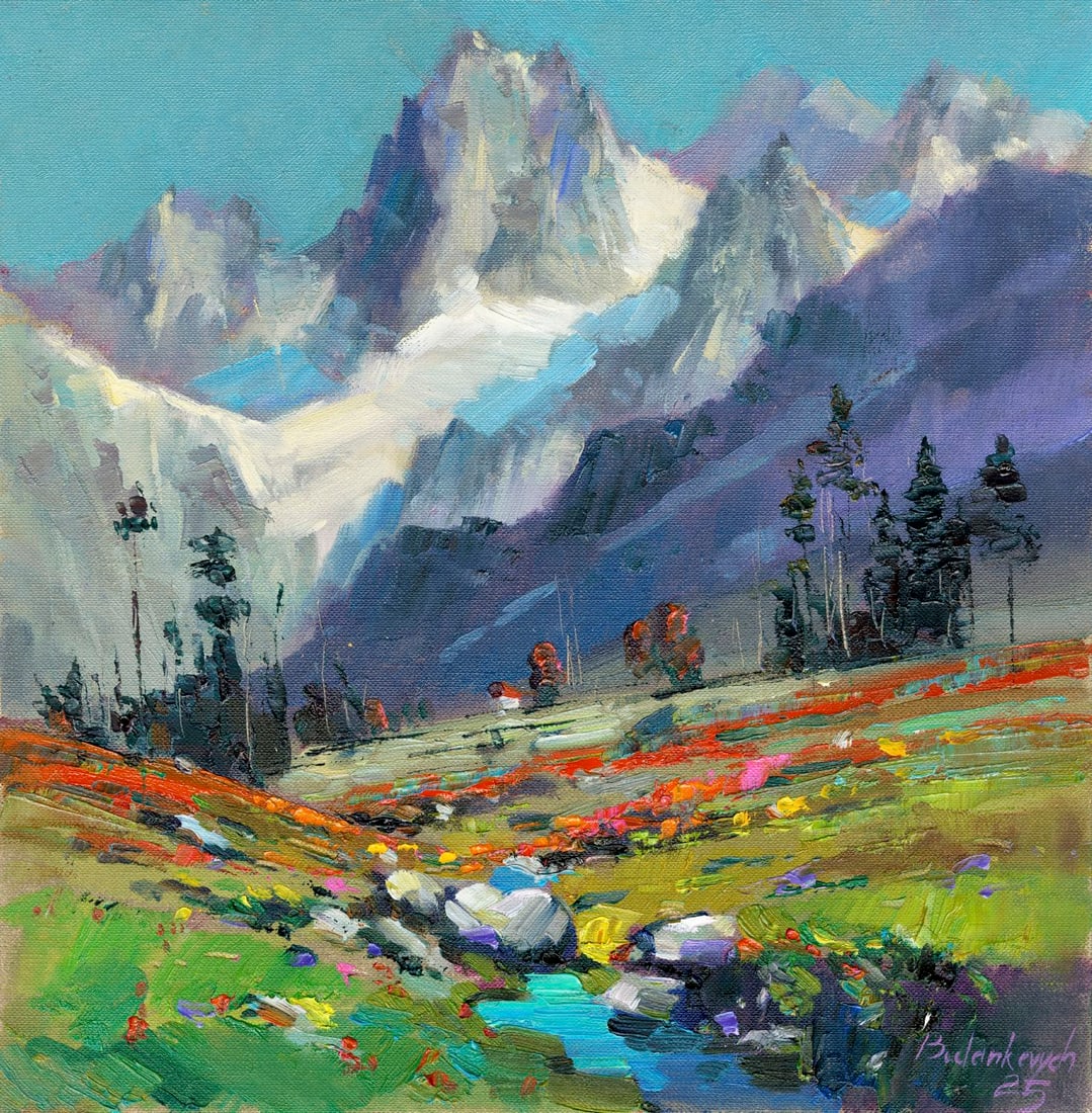 Volodymyr Budenkevych (Ukraine,20/21C) oil painting (1 of 12)