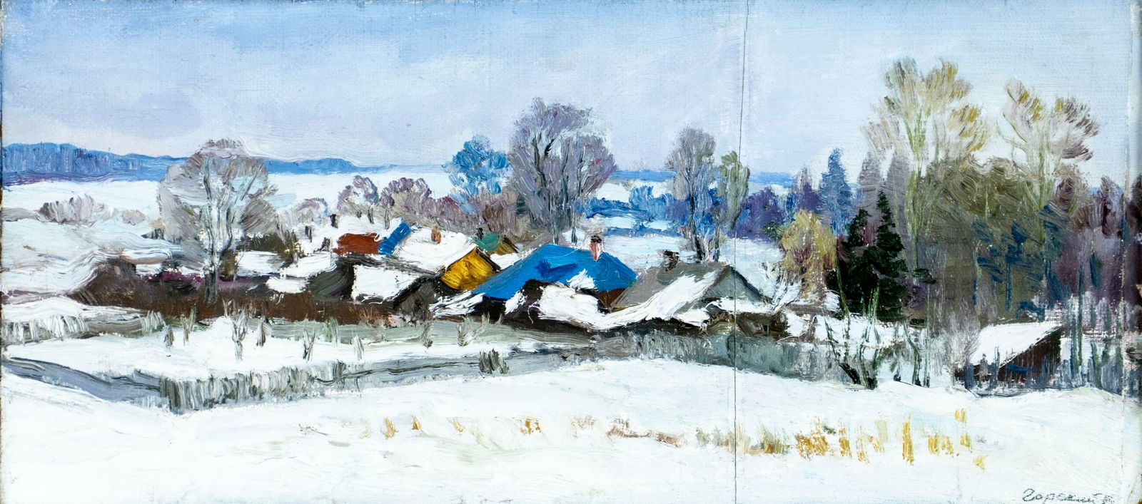 Vladimir Gorski (Russia,1923-2008) oil painting (1 of 14)