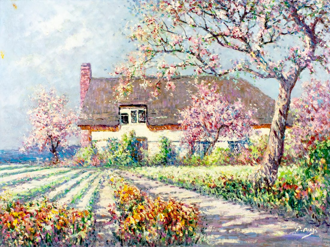 P Mak (Canada,CA,b1958) oil painting (1 of 13)