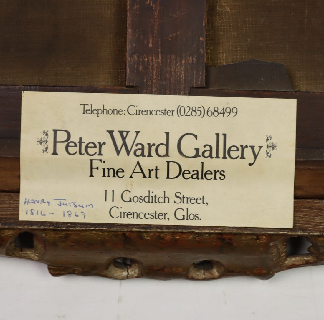 ATTR Henry Jutsum (UK,1816-1869) oil painting antique - 13