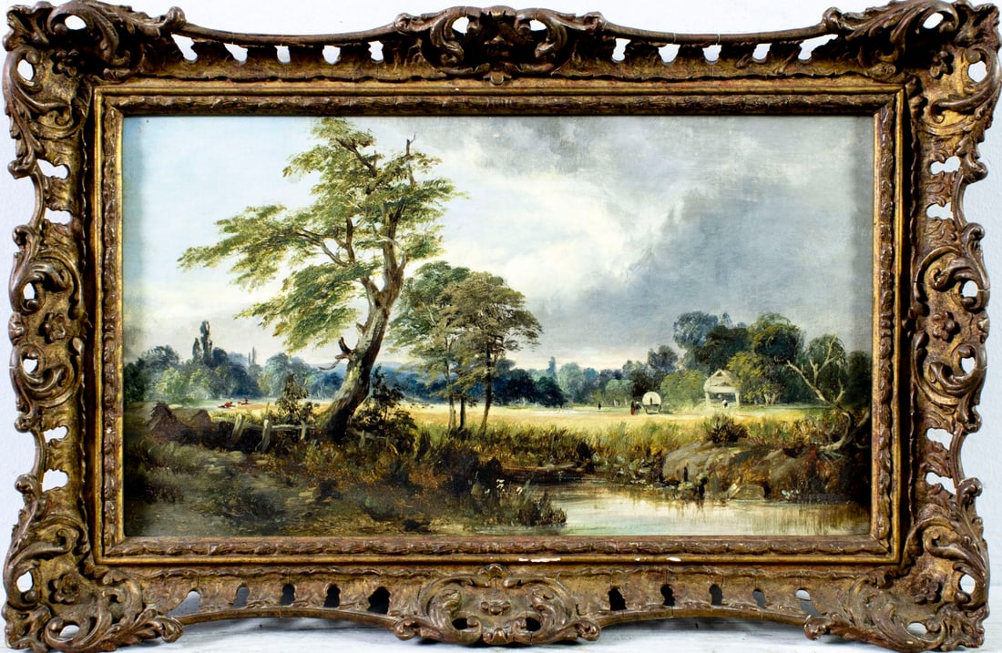 ATTR Henry Jutsum (UK,1816-1869) oil painting antique - 3