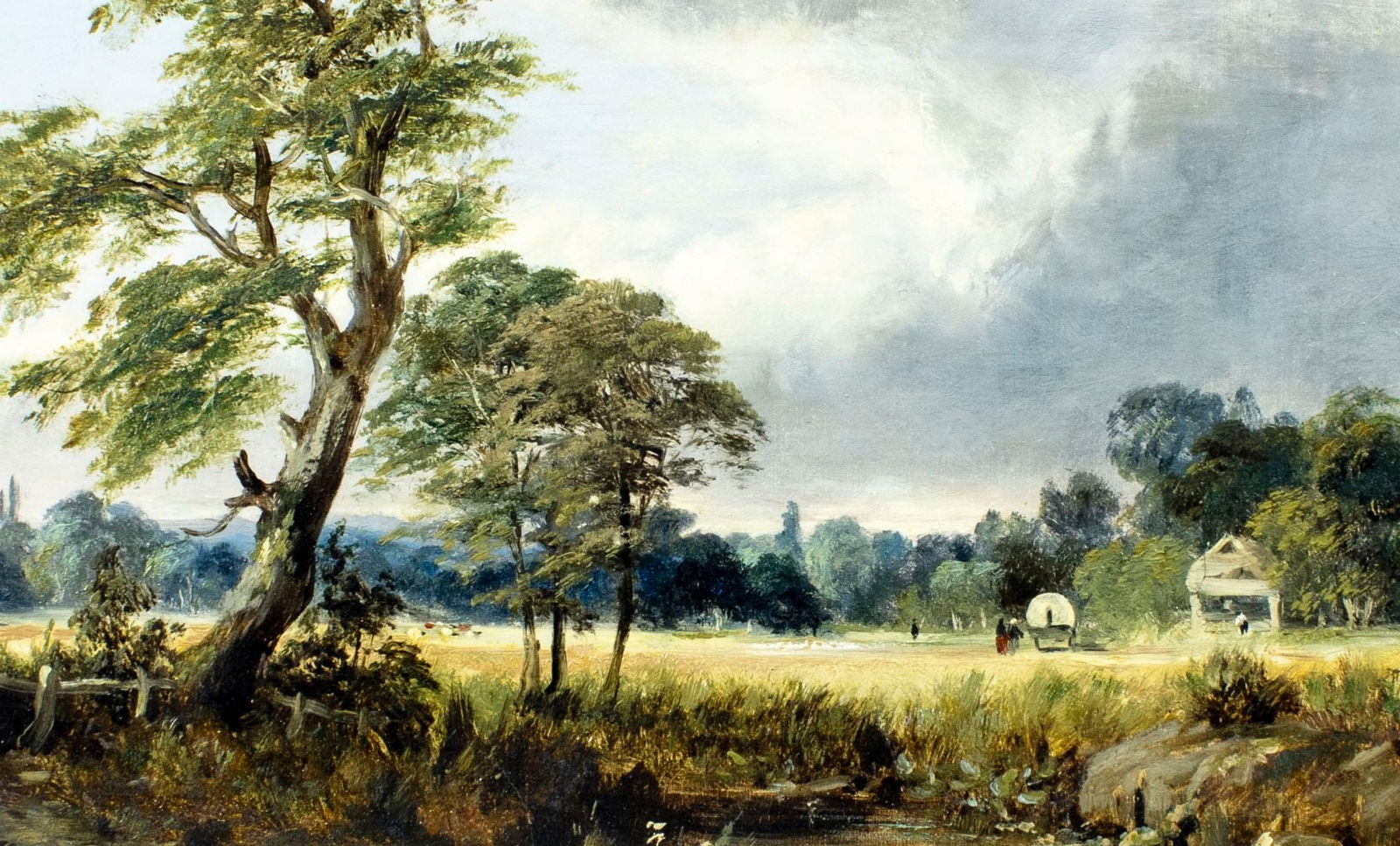 ATTR Henry Jutsum (UK,1816-1869) oil painting antique - 4