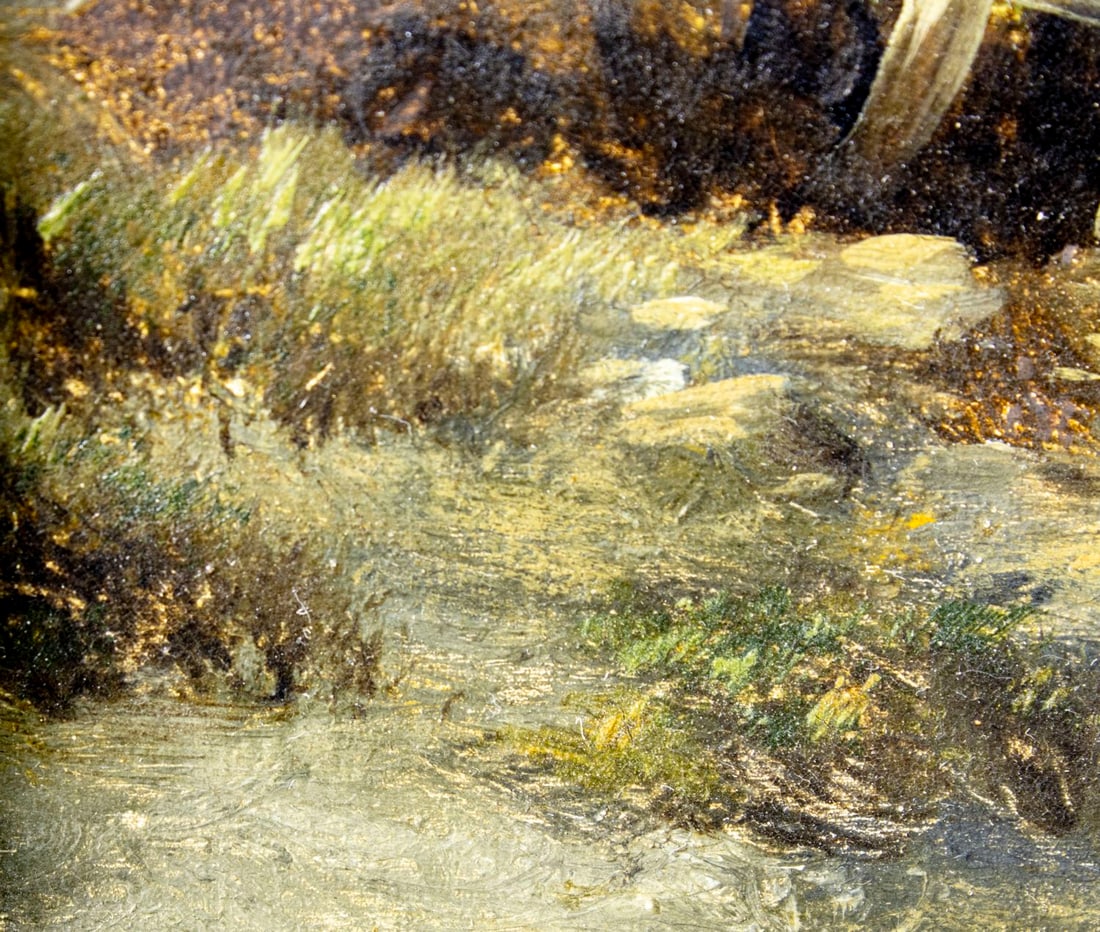 ATTR Henry Jutsum (UK,1816-1869) oil painting antique - 8