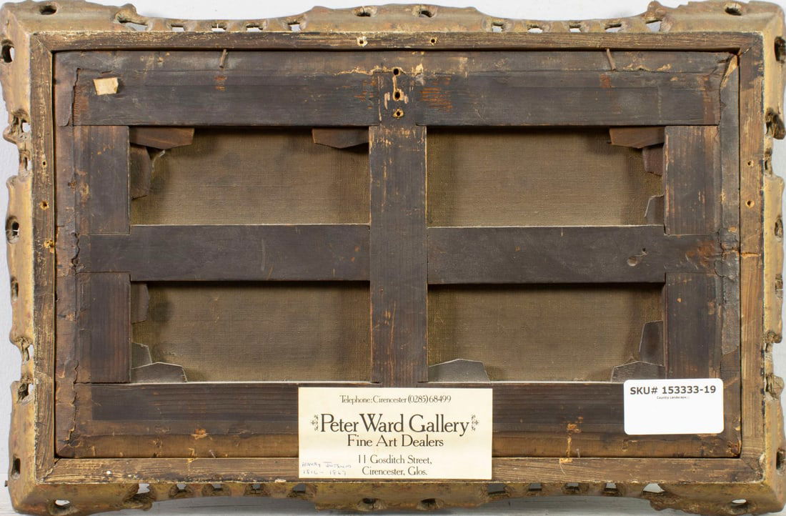 ATTR Henry Jutsum (UK,1816-1869) oil painting antique - 9