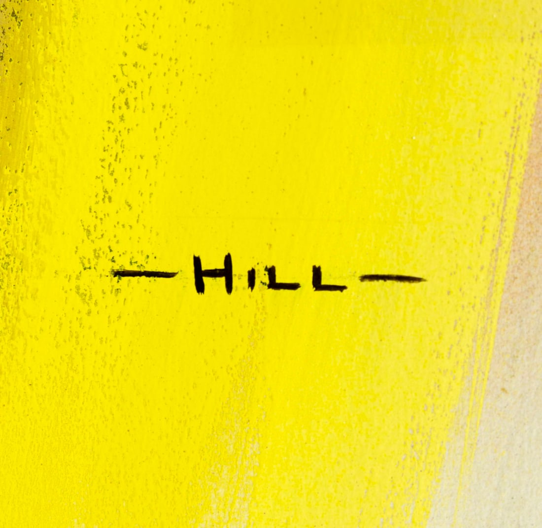 Russell Hill (US,20C) gouache painting antique - 4