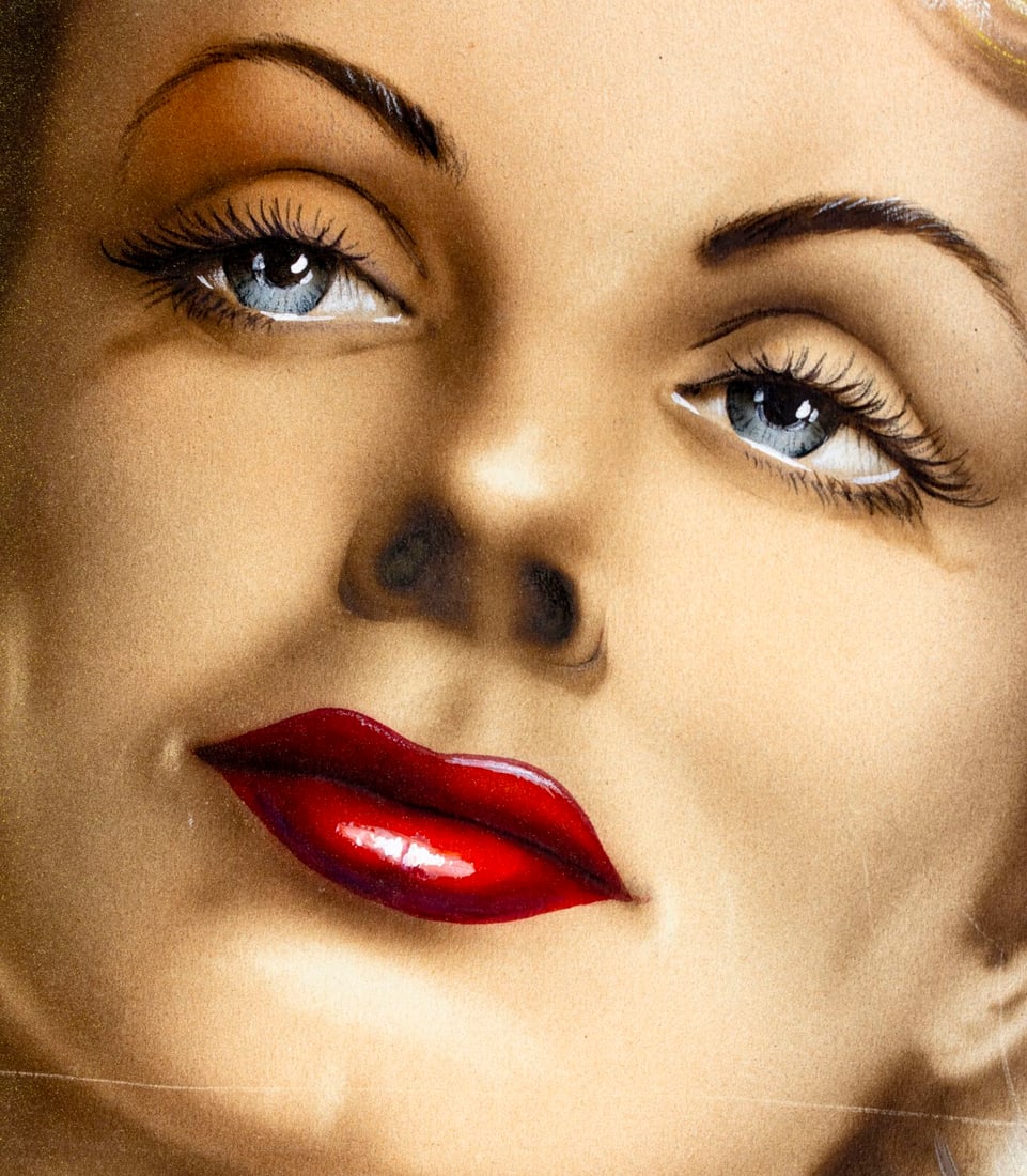 Russell Hill (US,20C) gouache painting antique - 8