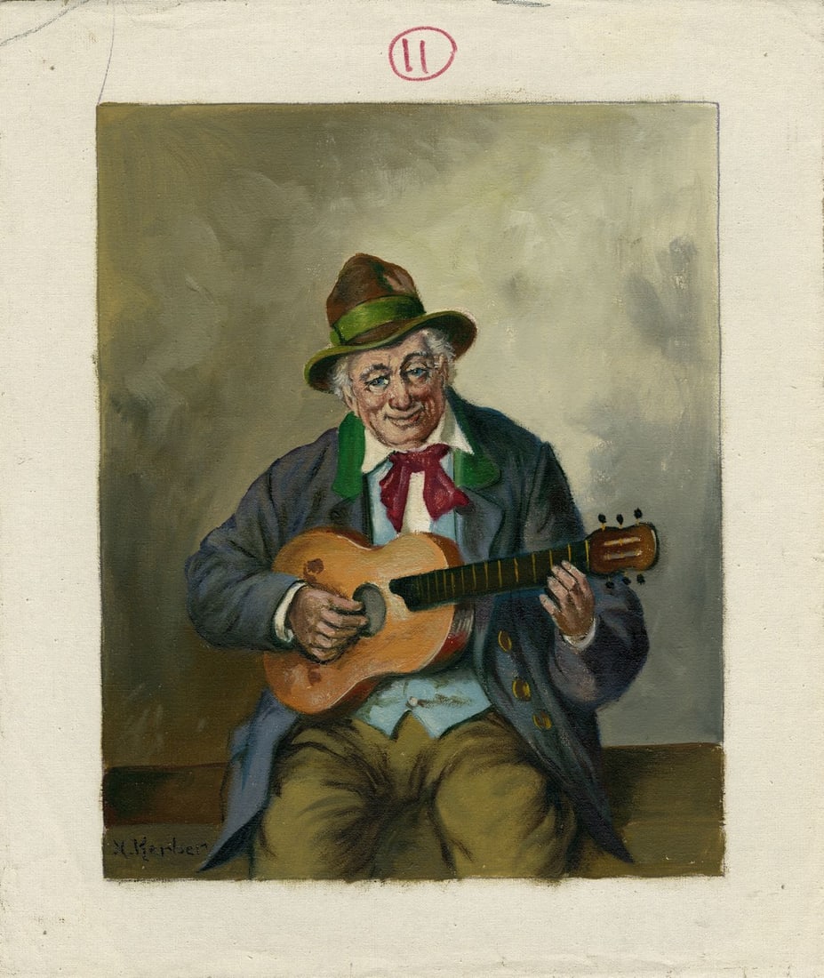 Hans Kerber (Austria,1920-?) oil painting - 3