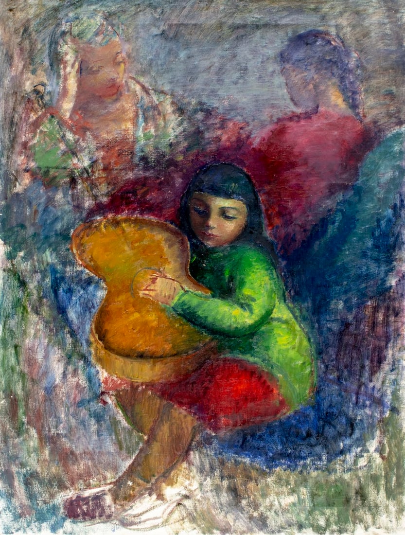 Clara Klinghoffer (NY,UK,Austria,1900-1970) oil painting (1 of 13)