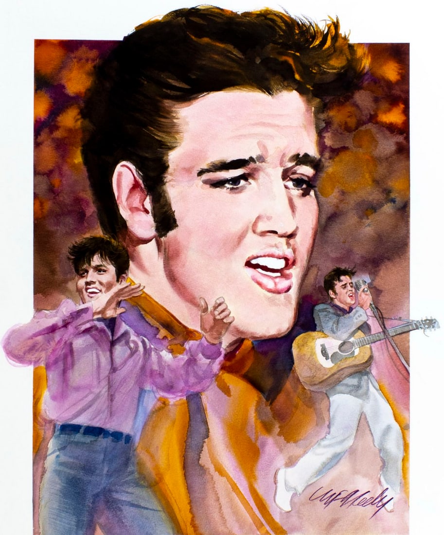 Tom McNeely (Canada,1935-?) watercolor painting (1 of 13)