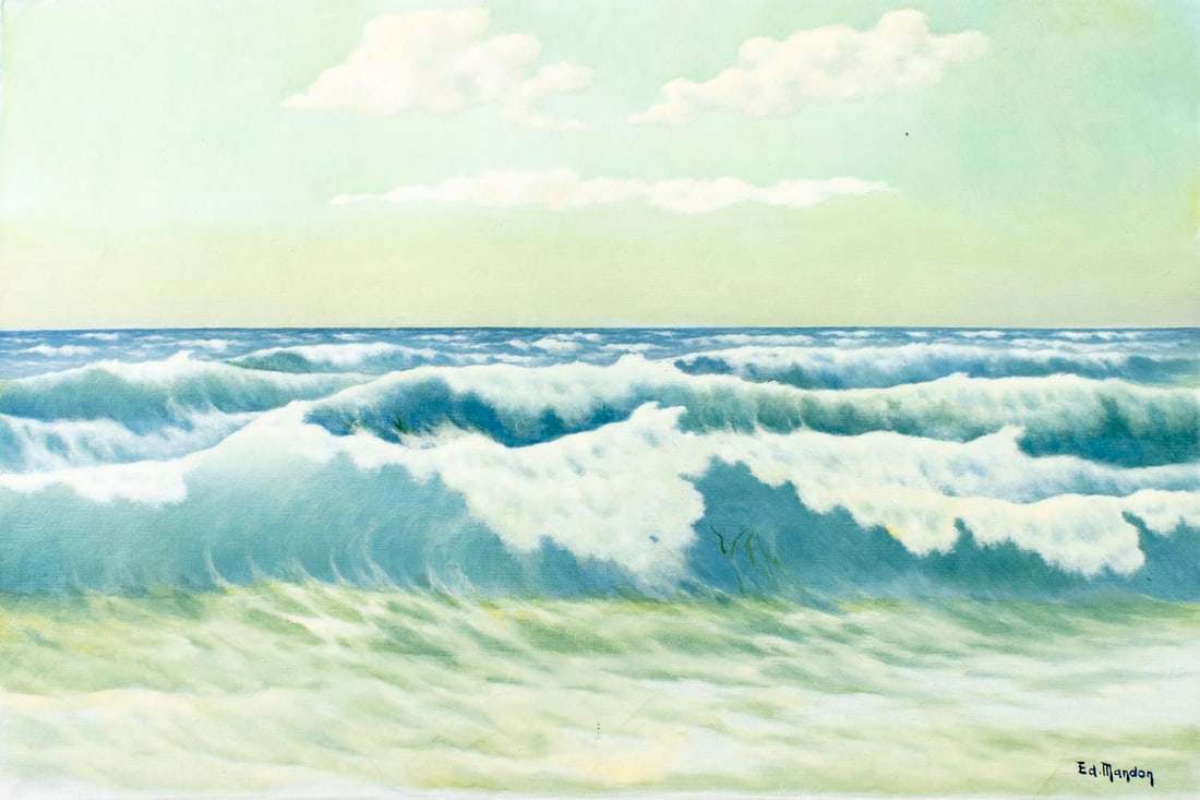 Edouard Mandon (France,1885-1977) oil painting (1 of 13)