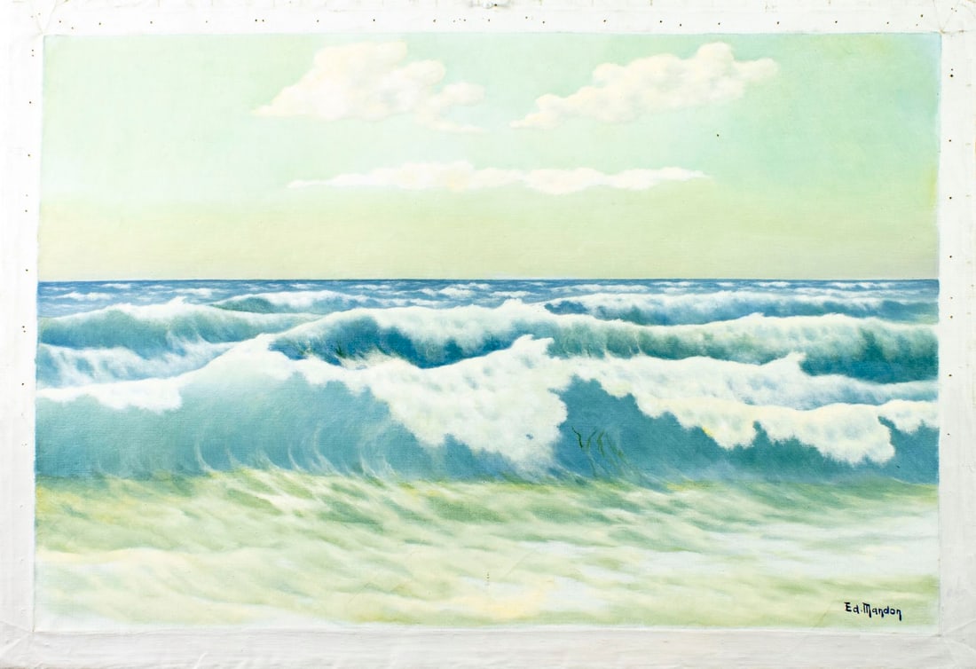 Edouard Mandon (France,1885-1977) oil painting - 3