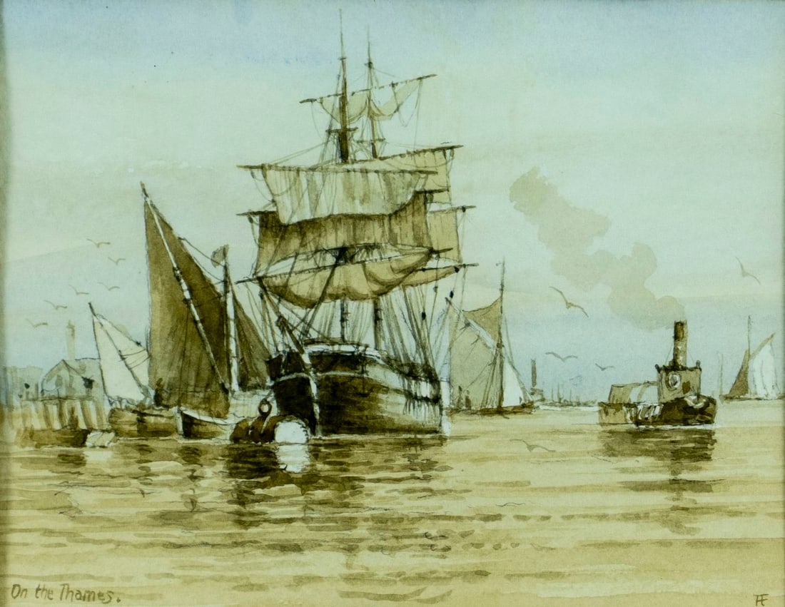 Frederick Tordoff (NJ,UK,1939-2022) watercolor painting (1 of 13)