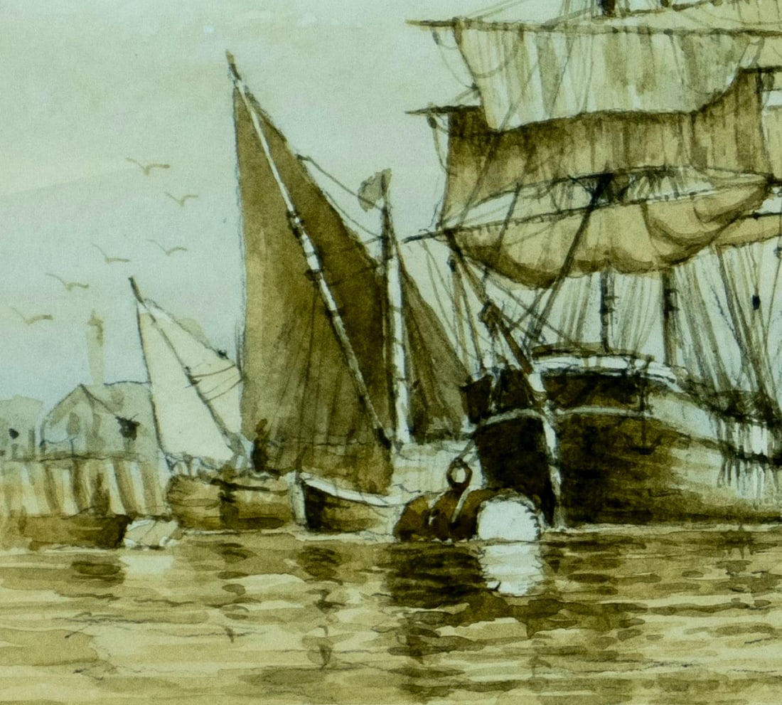 Frederick Tordoff (NJ,UK,1939-2022) watercolor painting - 6