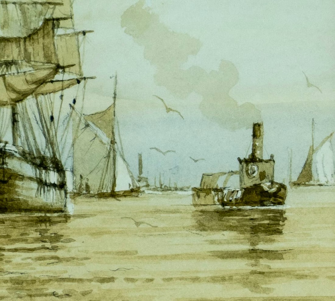 Frederick Tordoff (NJ,UK,1939-2022) watercolor painting - 7