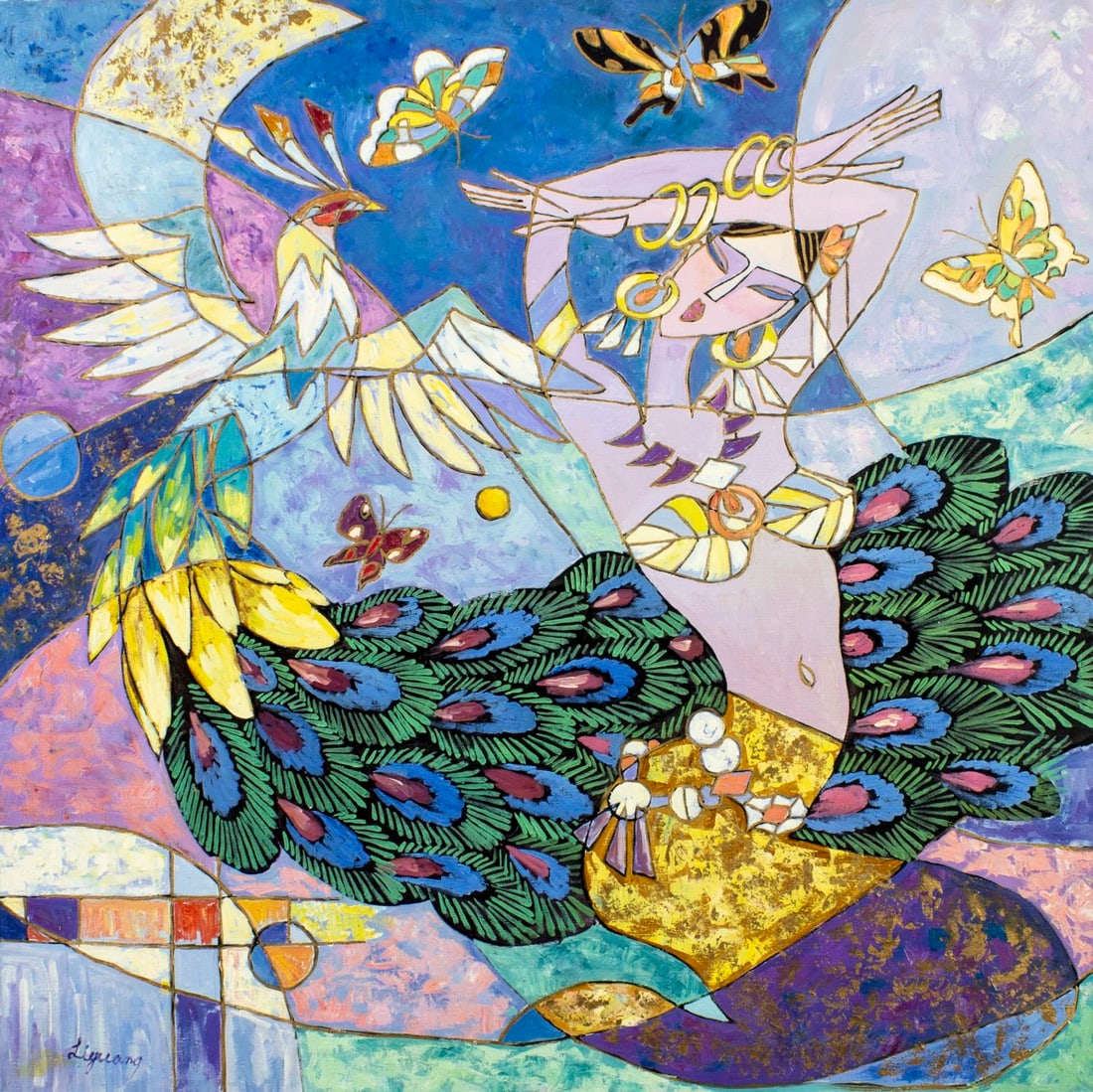 K Liguang (Asia,20C) oil painting (1 of 13)