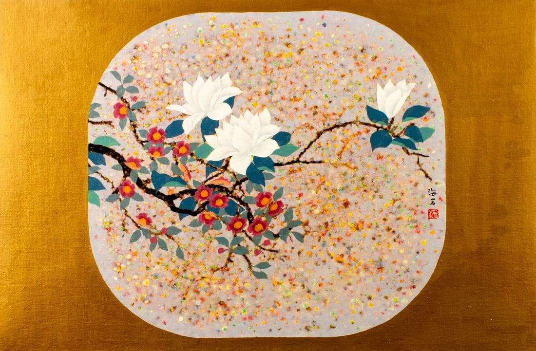 Jan Ho Nam (Vietnam,1930-?) oil painting (1 of 13)