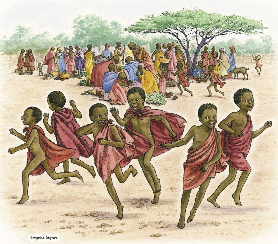 Marjorie Saynor (UK,1924-2012) watercolor painting (1 of 12)