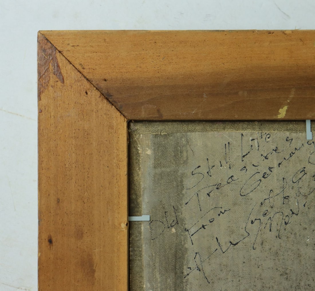 Antique 19C American oil painting - 11