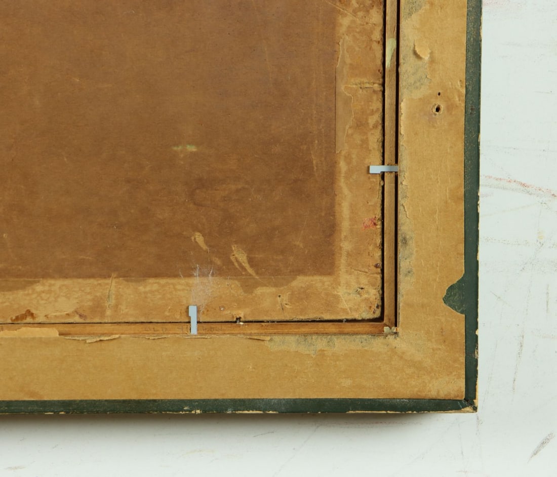 Vintage mid 20C American oil painting signed - 11