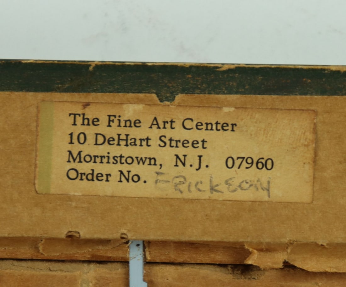 Vintage mid 20C American oil painting signed - 13