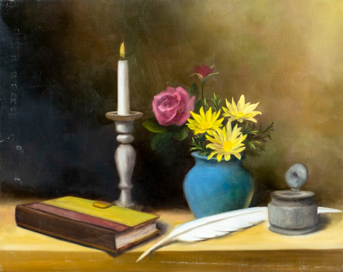 W Pater (US,20C) oil painting (1 of 11)