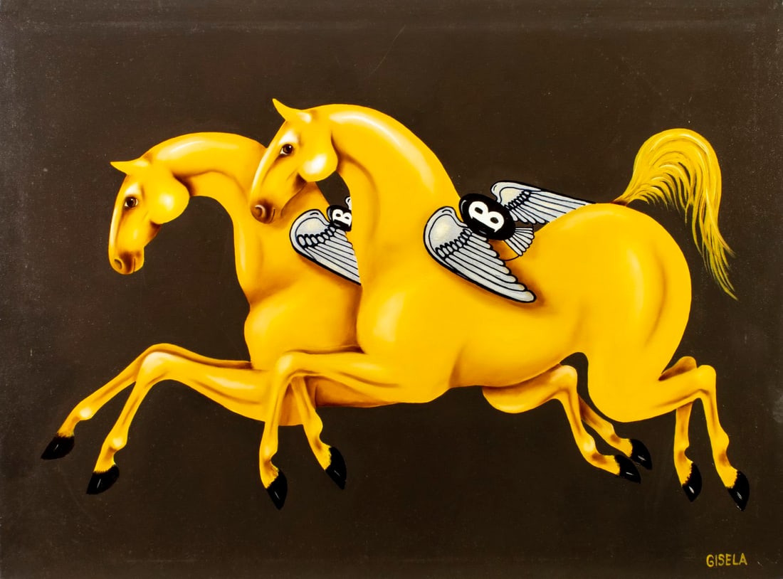 Gisela Pferdekamper (FL,German,20/21C) oil painting (1 of 12)