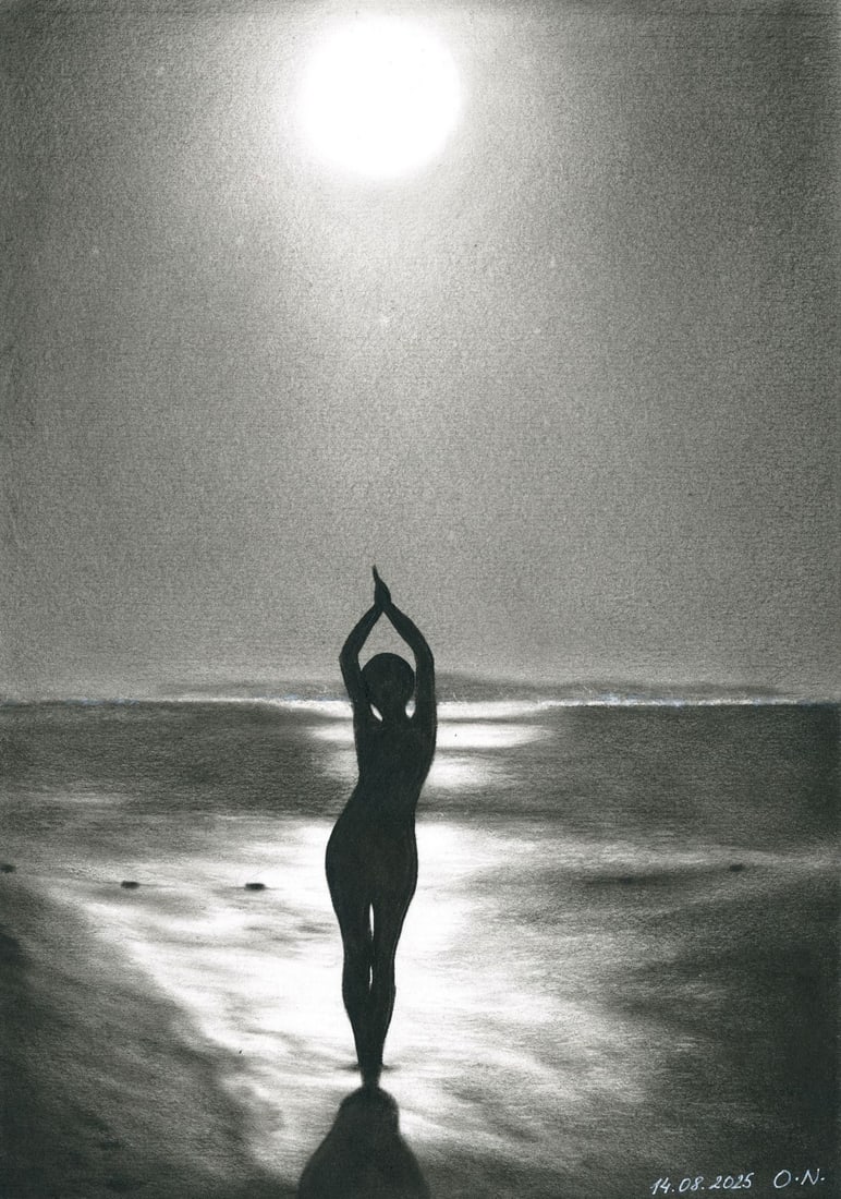 Olga Novostavskaya (Ukraine,b 1967) dry brush oil painting (1 of 10)