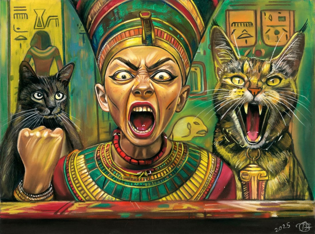 Genadiy Achkasov (Ukraine,b 1965) pastel painting (1 of 13)