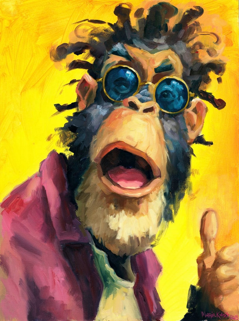 Maria Kasatkina (Ukraine,20/21C) oil painting (1 of 12)